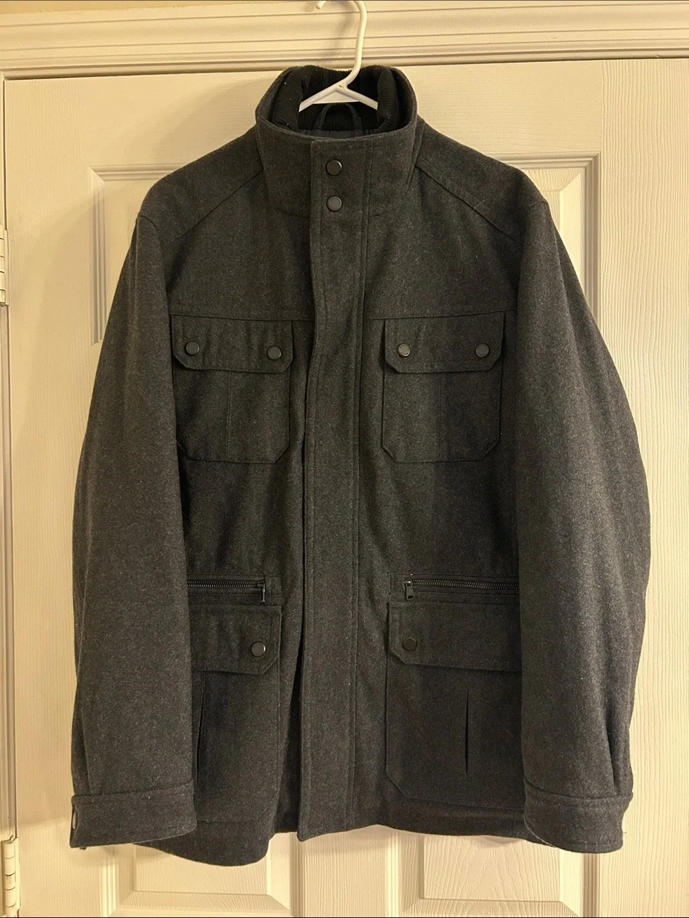 Michael Kors Men's Dark Gray Field Jacket